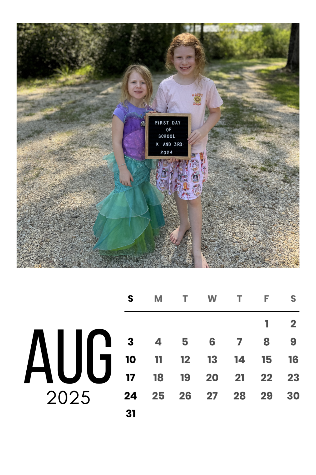 Custom Photo Magnetic Calendars – A Year of Memories!