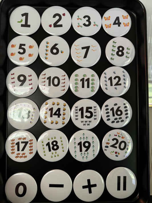Counting Critters Math Magnets – Insect-Themed Number Learning Toys for Kids (Ages 3–7)