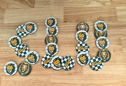 Game Day Buttons - Lions
